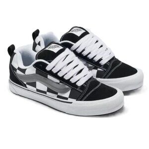 NIB - Vans Knu Skool Mega Check, Black - Size 12